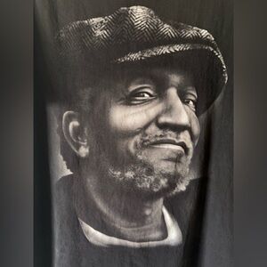 VTG Redd Foxy Black Graphic T-Shirt Men’s Oversized 4X Fred Sanford (Holes)